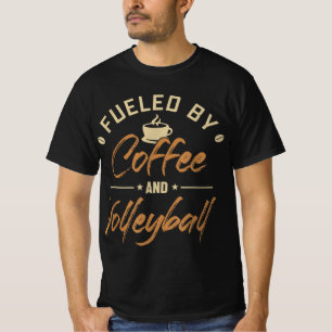 Camiseta Impulsado por el entrenador de equipo de café y vo