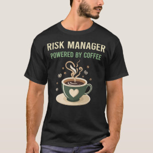 Camiseta Impulsado Por El Gestor De Riesgos De Café