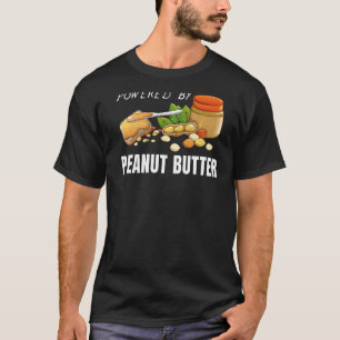 Camiseta Impulsado Por El Gráfico De Comida De Mantequilla