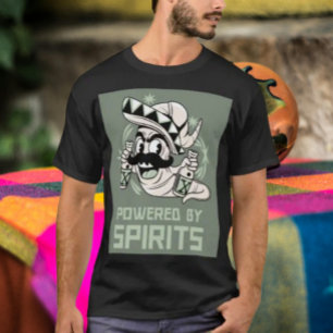 Camiseta Impulsado por el Gusano de Tequila de los Espíritu