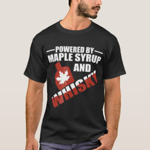 Camiseta Impulsado por el Jarabe de arce y el héroe susurr