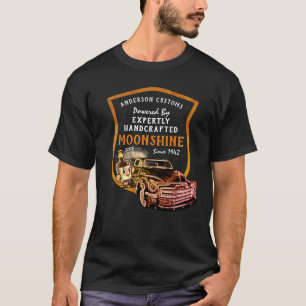 Camiseta Impulsado por el modelo artesanal Cualquier nombre