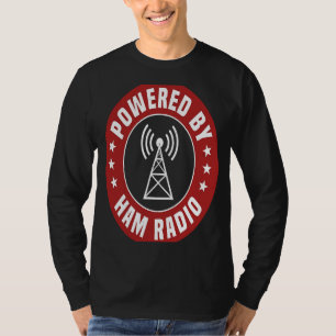 Camiseta Impulsado Por El Operador De Radio De Costume Ham
