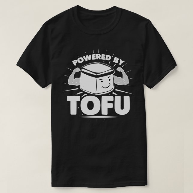 Camiseta Impulsado por el tofu sostenible soya Vegetarian G (Diseño del anverso)