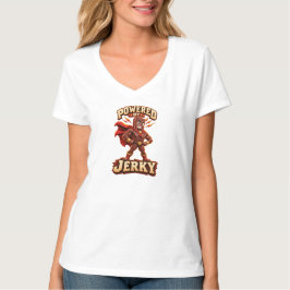 Camiseta Impulsado por Jerky Superhero