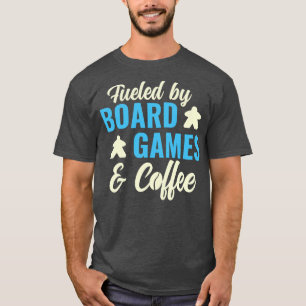 Camiseta Impulsado por juegos de mesa y noche divertida par