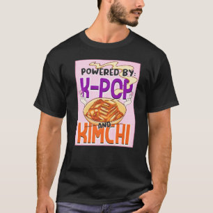 Camiseta Impulsado Por K Pop Y Kimchi Kpop Finger Heart