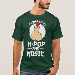 Camiseta Impulsado por K-pop y música K-pop Merch2215