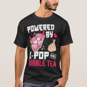 Camiseta Impulsado por KAnd Bubble Tea Cute Kpop Music Love