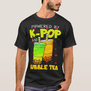 Camiseta Impulsado por KPOP y Bubble Tea Music Lover Kawaii