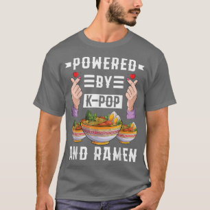 Camiseta Impulsado Por Kpop Y Ramen Kpop Music Kdrama Men K