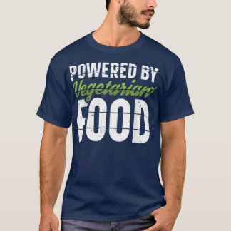 Camiseta Impulsado Por La Comida Vegetaria Vegan Diet Labor