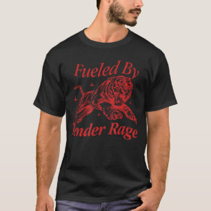 Camiseta Impulsado Por La Ira Del Finado Quote chico