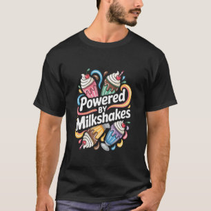 Camiseta Impulsado por Milkshakes Colorful Treats