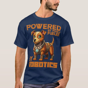 Camiseta impulsado por píxeles alimentado por robótica