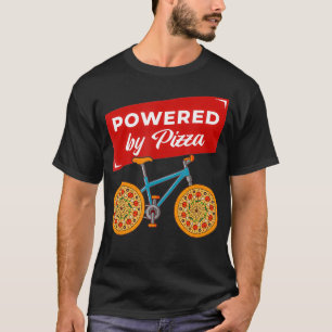 Camiseta Impulsado por Pizza Delivery Bicycle Pizzeria Ital