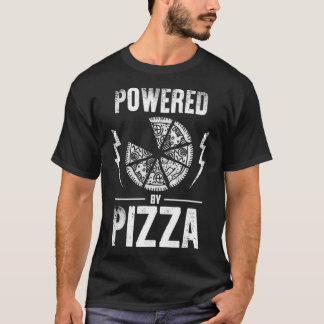 Camiseta Impulsado por Pizza Funny Pizza Lover