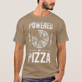 Camiseta Impulsado por Pizza Funny Pizza Lover