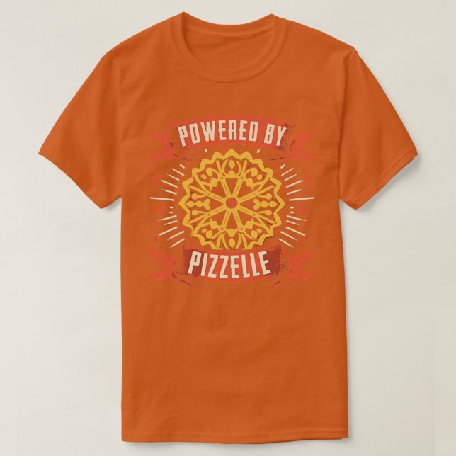Camiseta Impulsado por Pizzelle (Diseño del anverso)