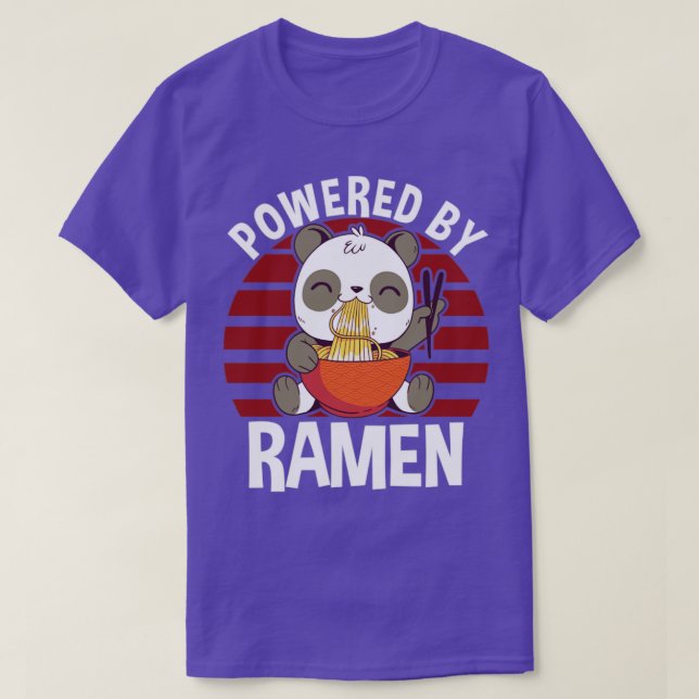 Camiseta Impulsado por Ramen (Diseño del anverso)