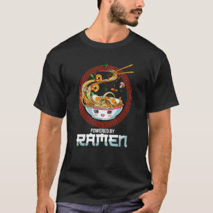 Camiseta Impulsado por Ramen Coreano Sopa de fideos Japones