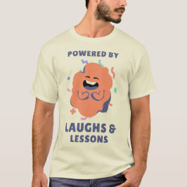 Camiseta Impulsado por Risas y Lecciones Profesor Divertido