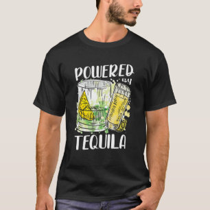 Camiseta Impulsado Por Tequila Tequila Alcohólica Mexicana