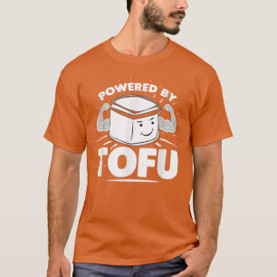 Camiseta Impulsado por Tofu, el divertido vegetariano Veget