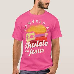 Camiseta Impulsado Por Ukulele Y Jesus Ukulele