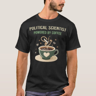 Camiseta Impulsado por un científico político del café