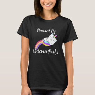 Camiseta Impulsado Por Unicorn Farts Unicorn Gato Farting R