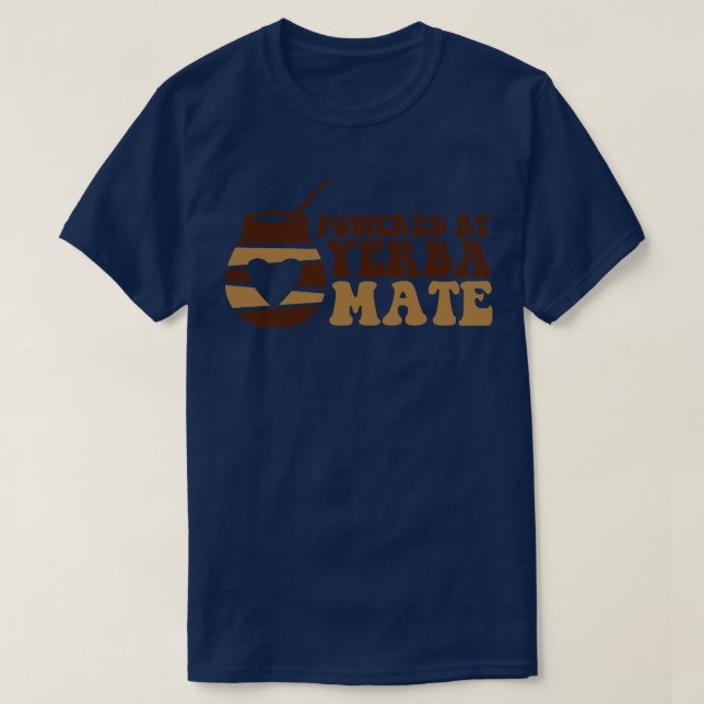 Camiseta Impulsado Por Yerba Mate (Diseño del anverso)