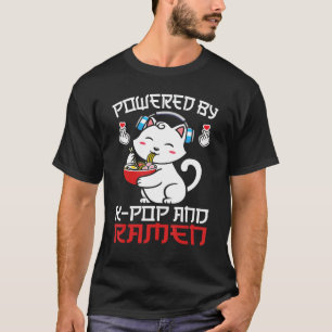 Camiseta Impulsados por los amantes del K-pop y del gato Ra