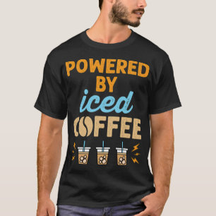 Camiseta Impulsados por los gatos de café Iced Coffee Cold