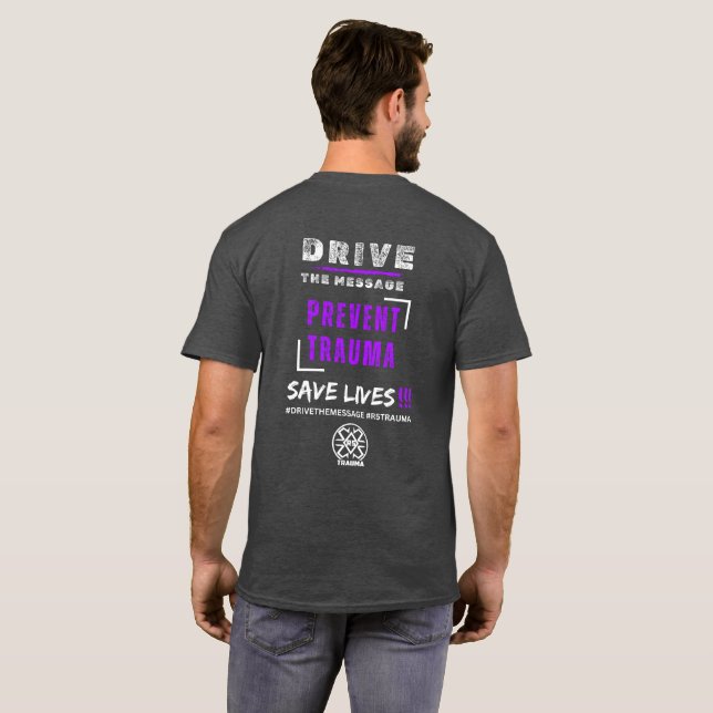 Camiseta Impulsar el mensaje (Reverso completo)