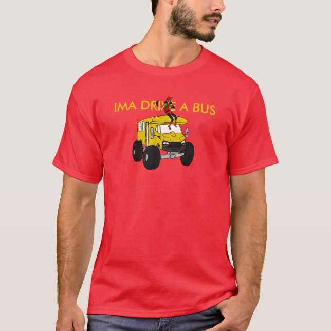 CAMISETA IMPULSIÓN DE IMA UN AUTOBÚS (Anverso)