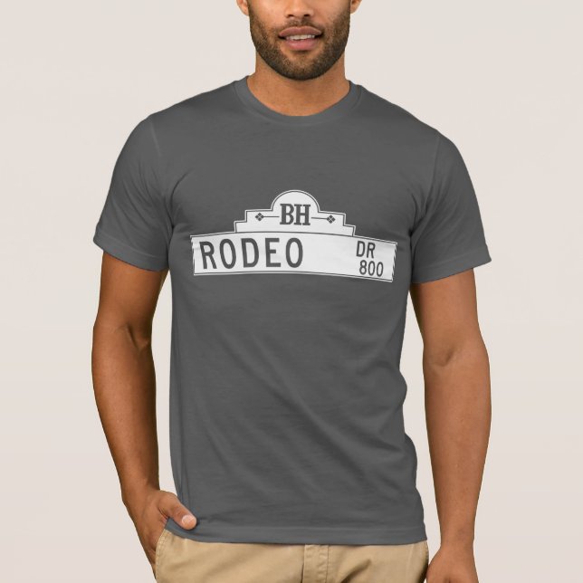 Camiseta Impulsión del rodeo, Los Ángeles, placa de calle (Anverso)