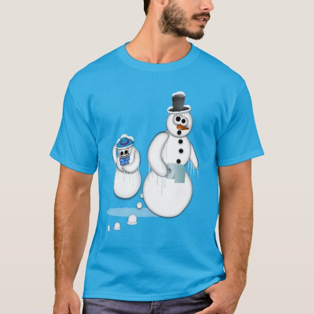 Camiseta Impulso del muñeco de nieve (Anverso)