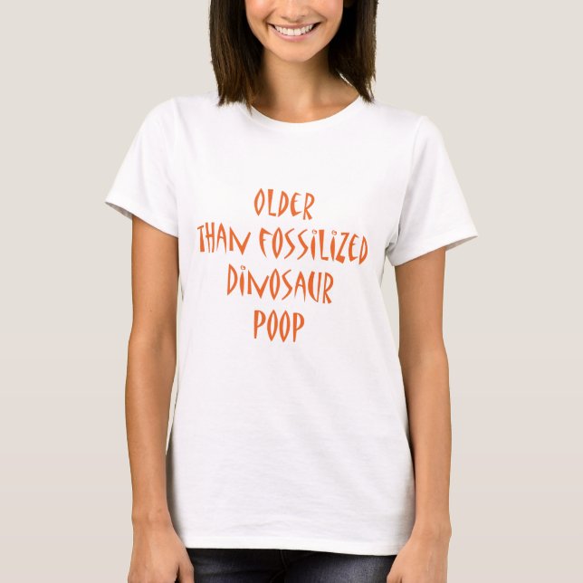 Camiseta Impulso fosilizado del dinosaurio (Anverso)