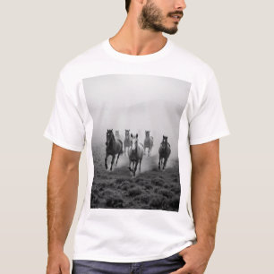 Camiseta Impulso majestuoso de carbón de carbón de caballo