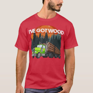 Camiseta Impulsor de camiones de leñador de leñadores fores