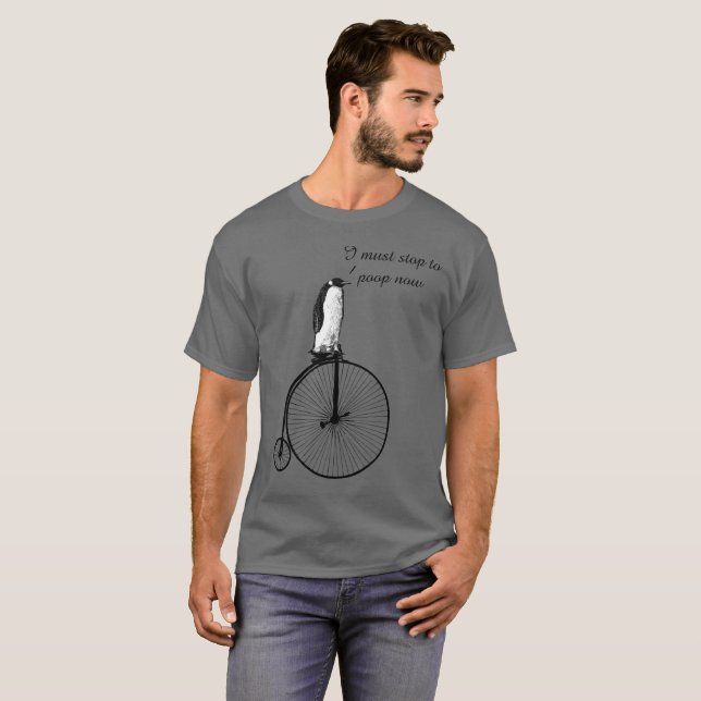 Camiseta Impulsos del pingüino del Penique-Comino (Anverso completo)