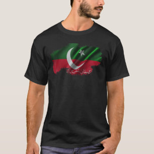 Camiseta Imran Khan Camisas de bandera PTI Primer Ministro 