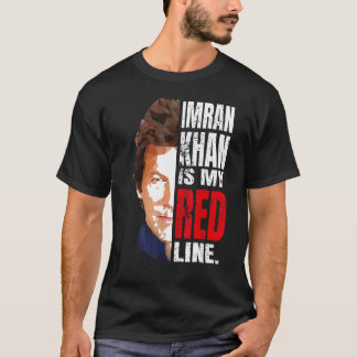 CAMISETA IMRAN KHAN ES MI LÍNEA ROJA PRIMER MINISTRO DE PAK