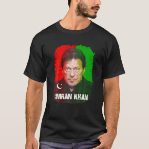 Camiseta Imran Khan Fiesta del PTI Pakistán apoya la libert