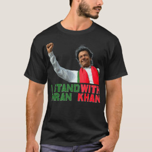 Camiseta Imran Khan Fiesta del PTI Pakistán apoya la libert