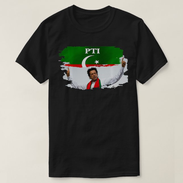 Camiseta Imran Khan, Fiesta paquistaní del PTI paquistaní (Diseño del anverso)