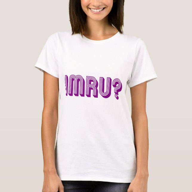 CAMISETA ¿IMRU? (Anverso)
