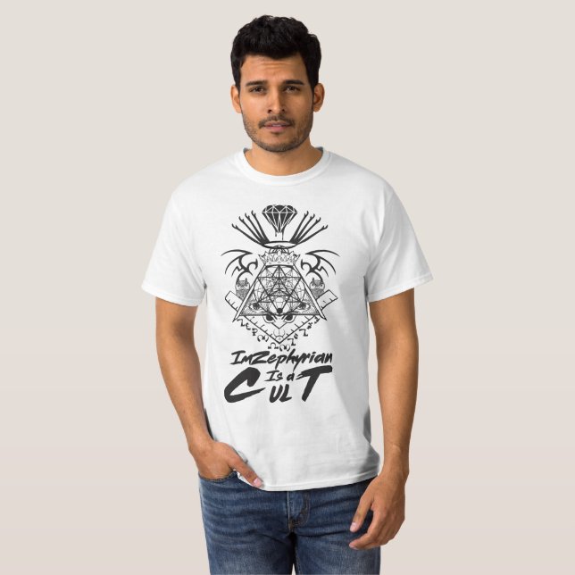 Camiseta ImZephyrian es una DEMONOLOGÍA del culto (Anverso completo)