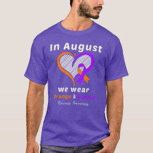 Camiseta In august we wear purple International Overdose Aw